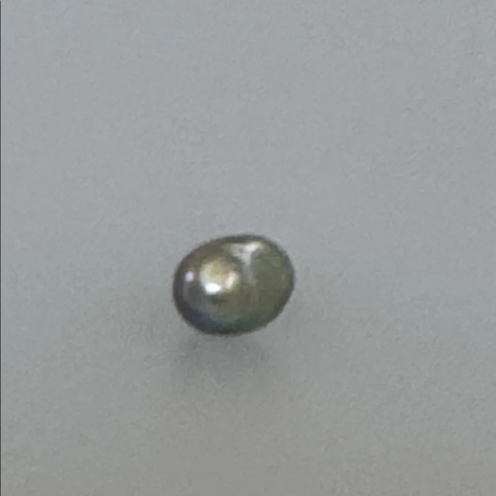 14k real solid gold fresh water Pearl Pin with Gold Accent​